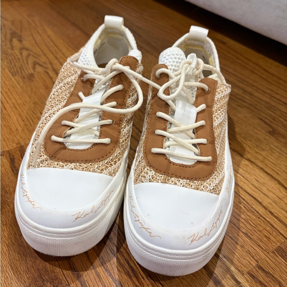 Karl Lagerfeld Cona Low Top Platform Sneakers - Picture 3 of 7